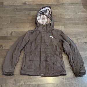 The North Face Dark Brown Hooded Jacket